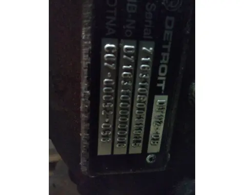 DETROIT DT12-OB (1ST GEN OVERDRIVE) TRANSMISSION ASSEMBLY