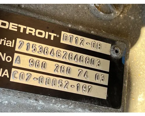 DETROIT DT12-OB Transmission Assembly