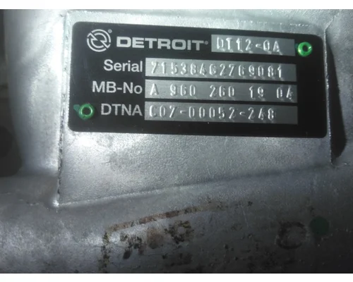 DETROIT DT12-OC (4TH GEN OVERDRIVE) TRANSMISSION ASSEMBLY