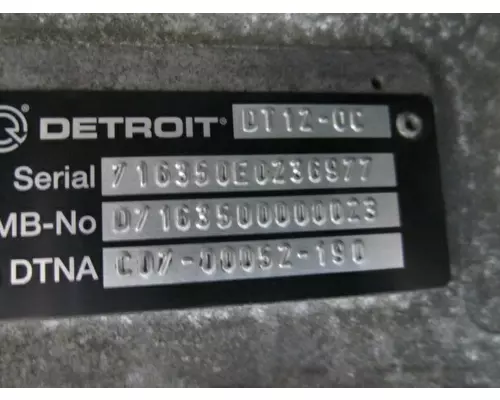 DETROIT DT12-OC TRANSMISSION ASSEMBLY