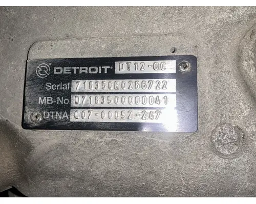 DETROIT DT12-OC TransmissionTransaxle Assembly