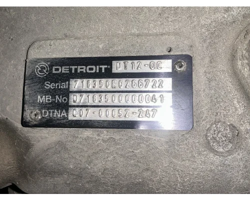 DETROIT DT12-OC TransmissionTransaxle Assembly