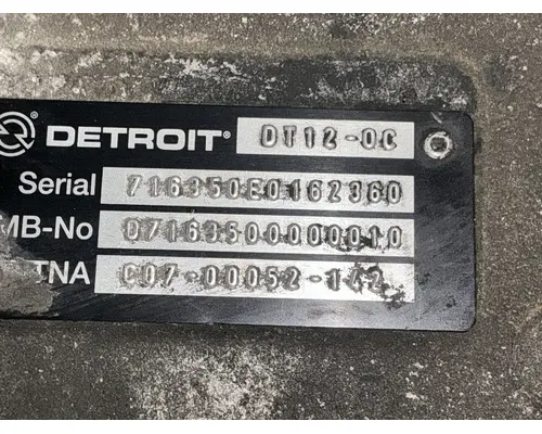 DETROIT DT12-OC TransmissionTransaxle Assembly