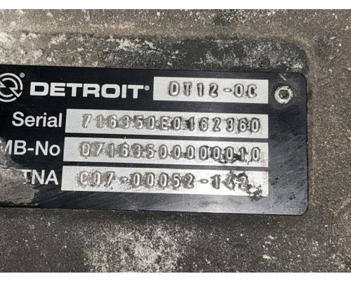 DETROIT DT12-OC TransmissionTransaxle Assembly