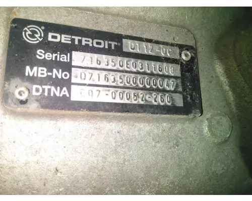 DETROIT DT12-OH TRANSMISSION ASSEMBLY
