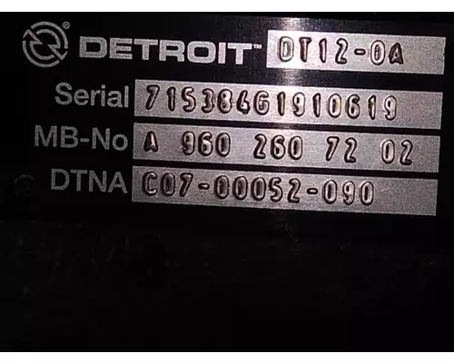 DETROIT DT12-OH TRANSMISSION ASSEMBLY