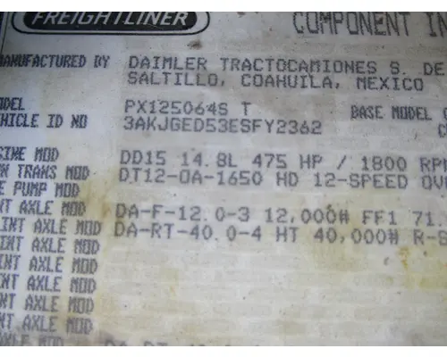 DETROIT DT120A Transmission