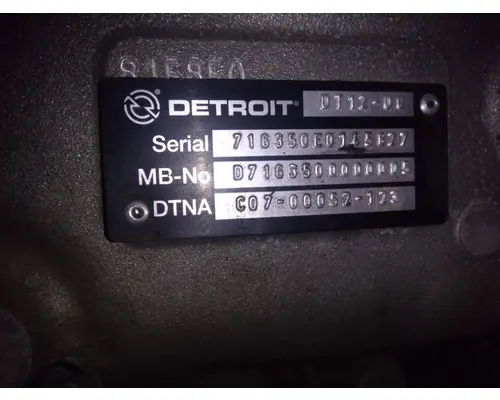 DETROIT DT12 TRANSMISSION