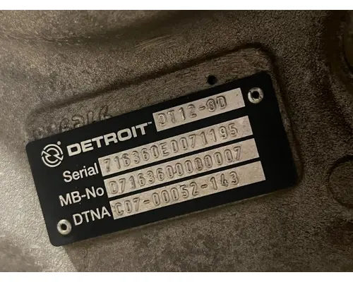 DETROIT DT12 TRANSMISSION