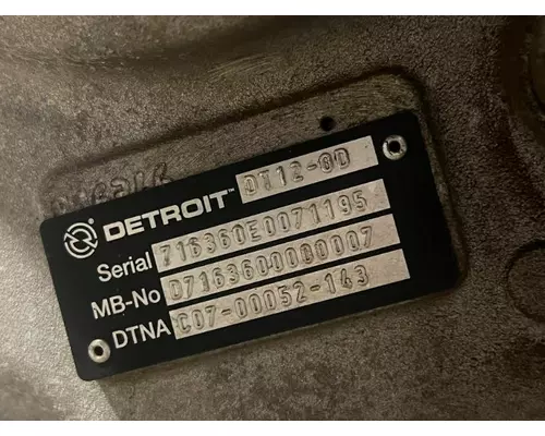 DETROIT DT12 TransmissionTransaxle Assembly