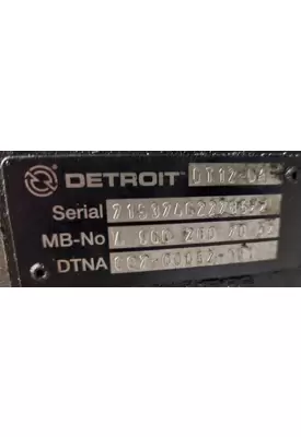 DETROIT DT12 Transmission/Transaxle Assembly