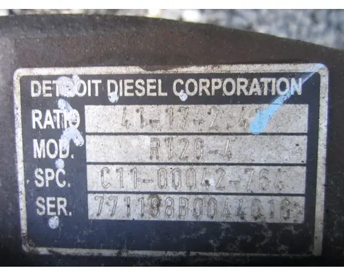 DETROIT RT40-4NR241 CUTOFF - SINGLE AXLE