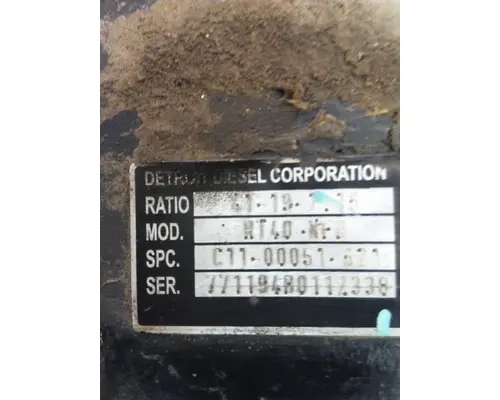 DETROIT RT40-NFDFR216 DIFFERENTIAL ASSEMBLY FRONT REAR