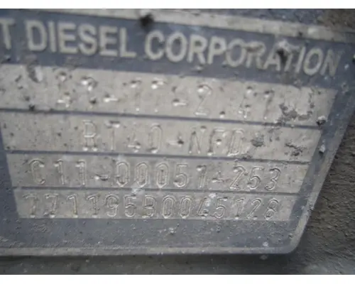 DETROIT RT40-NFDFR241 MATCHED SET REARS