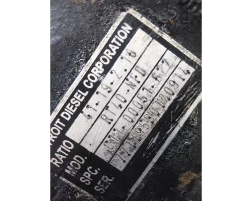 DETROIT RT40-NFDRR216 DIFFERENTIAL ASSEMBLY REAR REAR