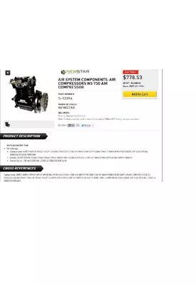 DETROIT S60-12.7-Newstar_S13394 Air Compressor