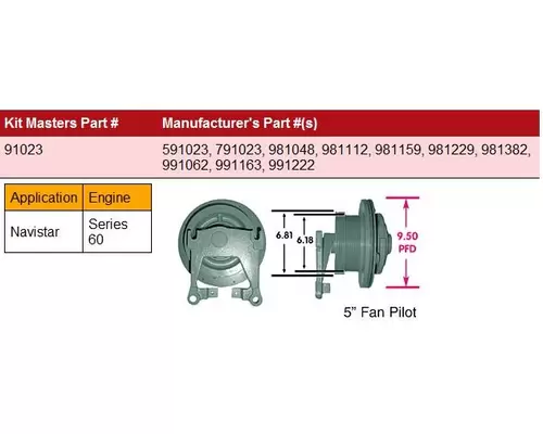 DETROIT S60-HortonHTS_791023 Fan Clutch