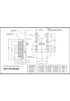 DETROIT S60-Kysor_1077-07735-02 Fan Clutch