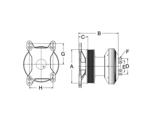 DETROIT S60dd5-HortonDM_799268 Fan Clutch