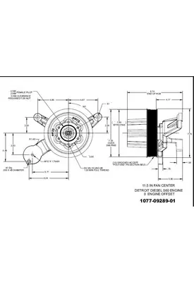 DETROIT S60dd5-Kysor_1077-09289-01 Fan Clutch