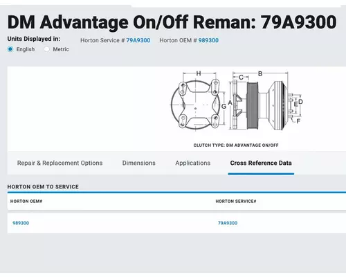 DETROIT Series 60 12.7 (ALL) Fan Clutch