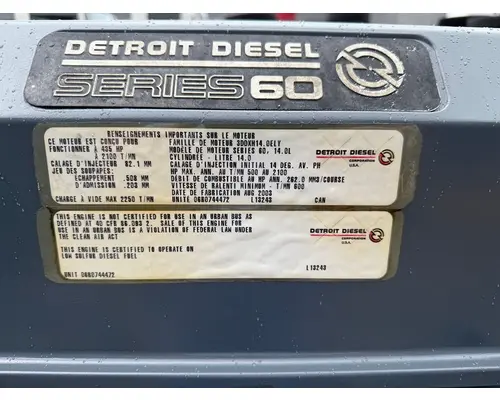 DETROIT Series 60 14.0 DDEC IV Engine Assembly