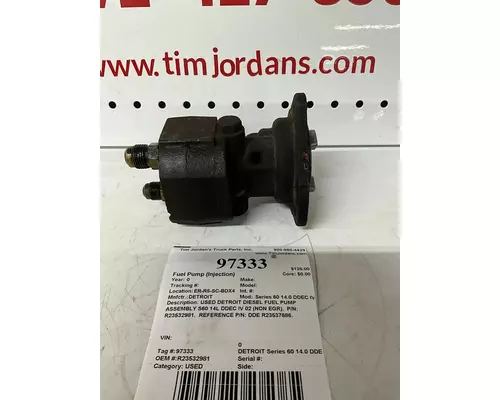 DETROIT Series 60 14.0 DDEC IV Fuel Pump (Injection)