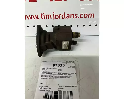 DETROIT Series 60 14.0 DDEC IV Fuel Pump (Injection)