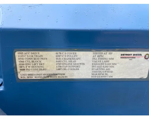 DETROIT  Engine Assembly