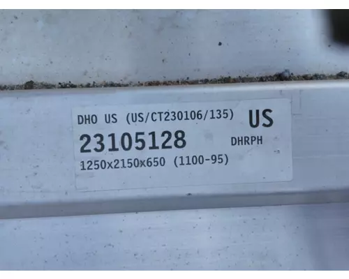 DHOLLANDIA RPH 2200-3300 LBS LIFT GATE ASSEMBLY