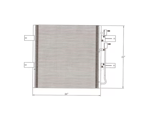 DODGE 2500 SERIES AIR CONDITIONER CONDENSER