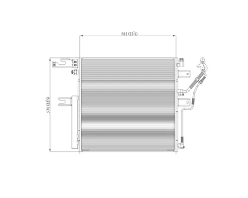 DODGE 2500 SERIES TRANSMISSION OIL COOLER