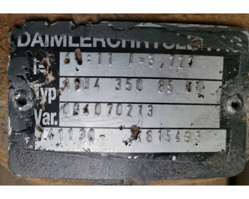 DODGE Other Axle Assembly, Rear (Single or Rear)