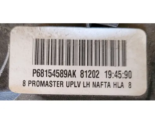 DODGE ProMaster 3500 Headlamp Assembly