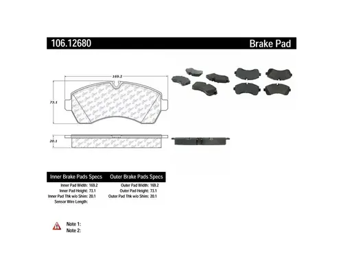 DODGE Sprinter 3500 Brake Shoes