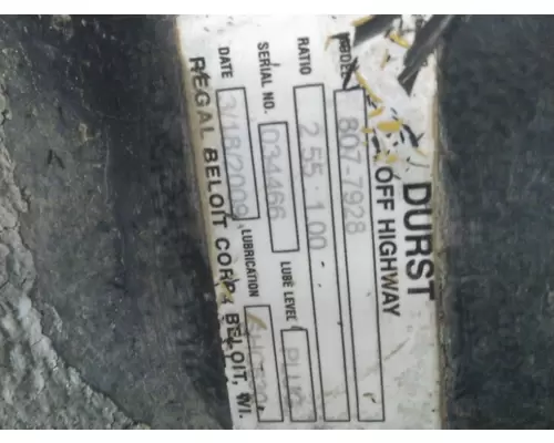 DURST 807-7298 AUXILIARY TRANSMISSION