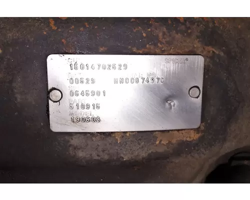 Dana 19060S Axle Assembly, Rear