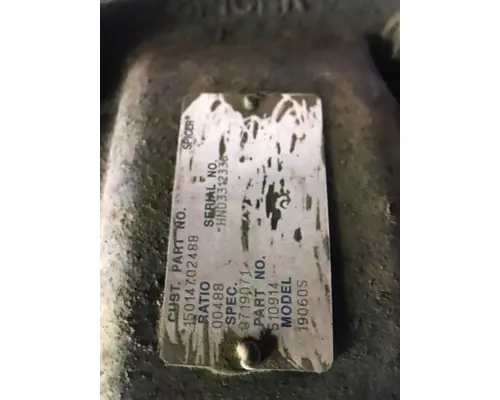 Rears (Rear) Dana 19060S Complete Recycling Group LLC