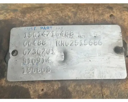 Rears (Rear) Dana 19060S Complete Recycling Group LLC