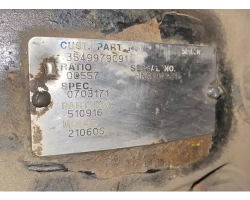 Dana 21060S Axle Assembly, Rear