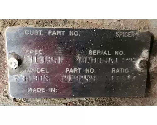 Dana 23090S Axle Housing (Rear)