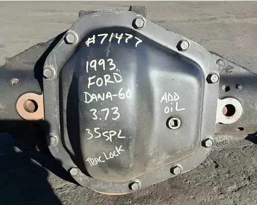 Dana 60 Axle Assembly, Rear (Single or Rear)