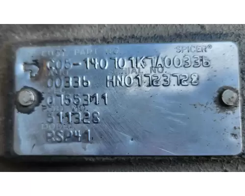 Dana DSP41 Axle Housing (Rear)