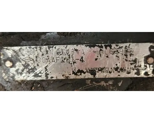 Dana G190S Axle Assembly, Rear