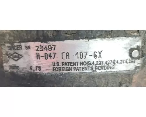 Dana J210S Axle Housing (Rear)
