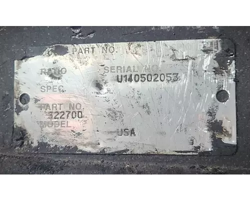 Dana Other Axle Assembly, Rear