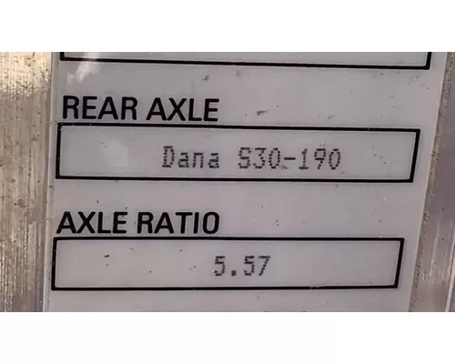 Dana Other Axle Assembly, Rear