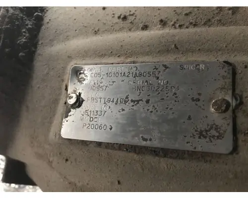 Axle Assembly, Rear (Single Or Rear) Dana Other Complete Recycling Group LLC