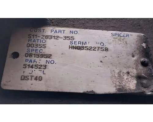 Dana Other Axle Housing (Rear)
