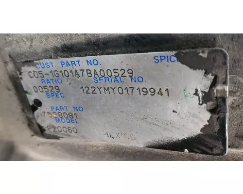 Dana P20060R Axle Assembly, Rear